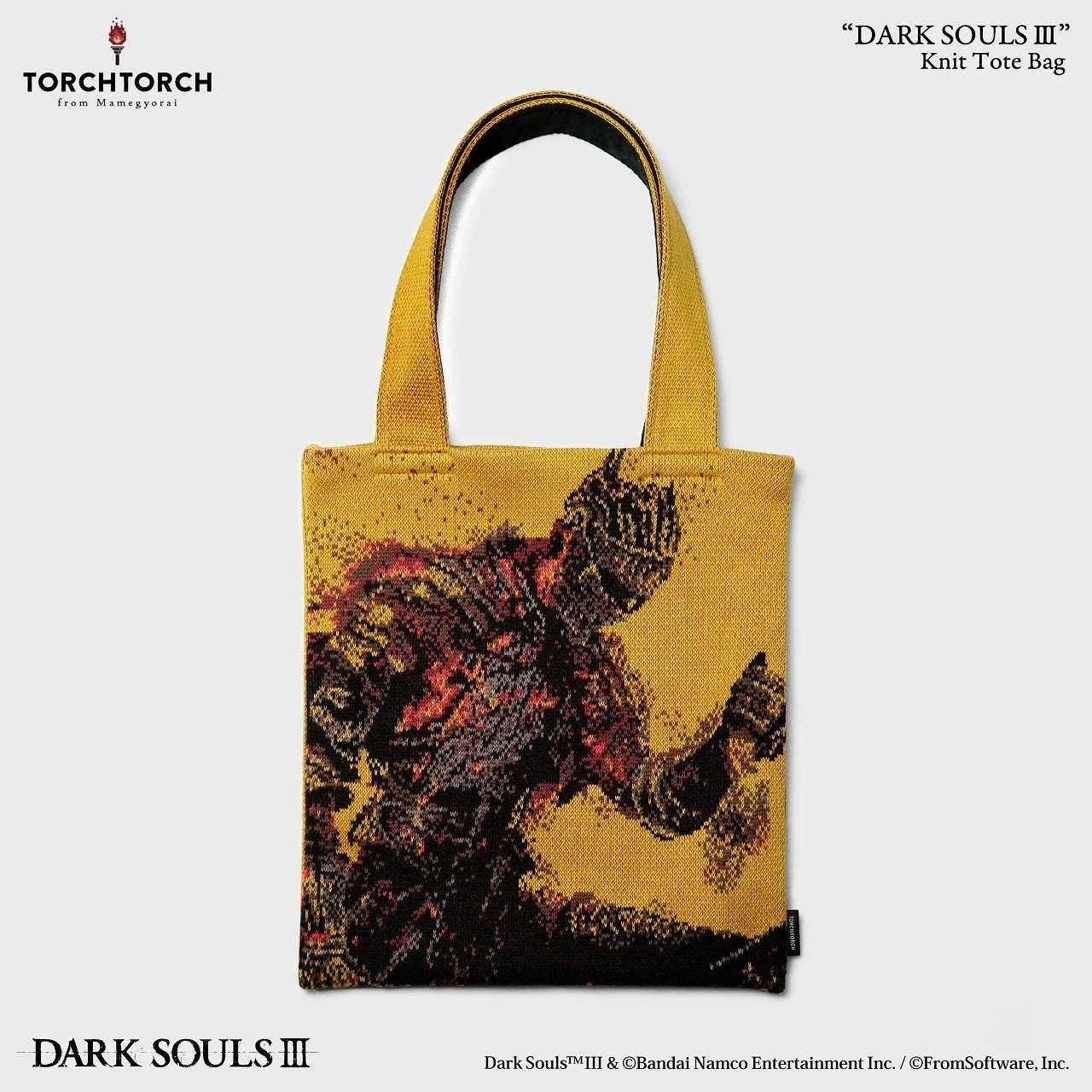 DARK SOULS III Knit Tote Bag TORCH TORCH Japan Exclusive SOLD OUT OFFICIAL