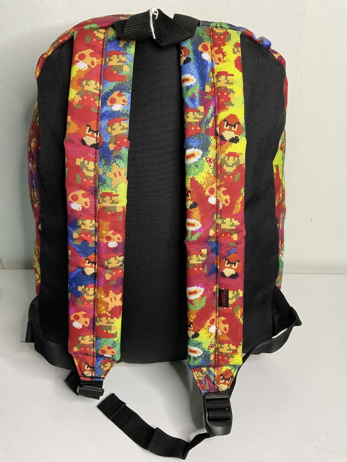 Vans X Nintendo Super Mario Bros Old Skool II Backpack 8 Bit Print