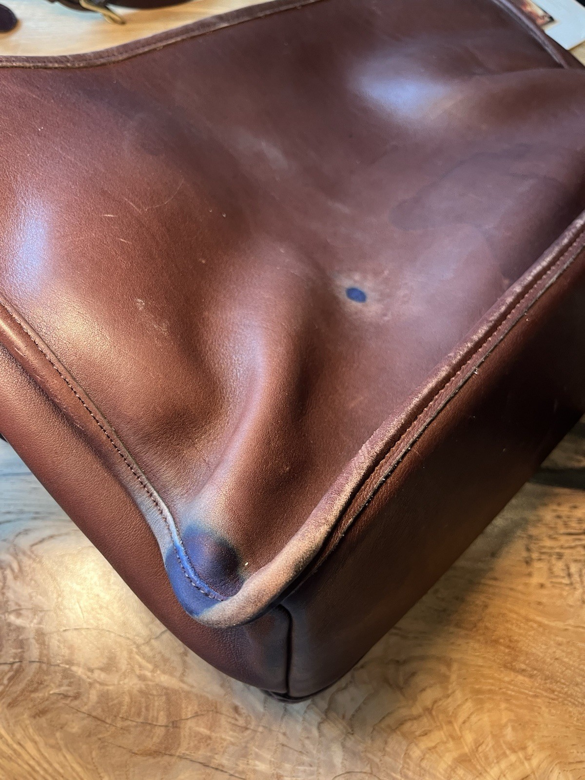 Coach Metropolitan Messenger Bag Briefcase Brown Leather Authentic Vintage