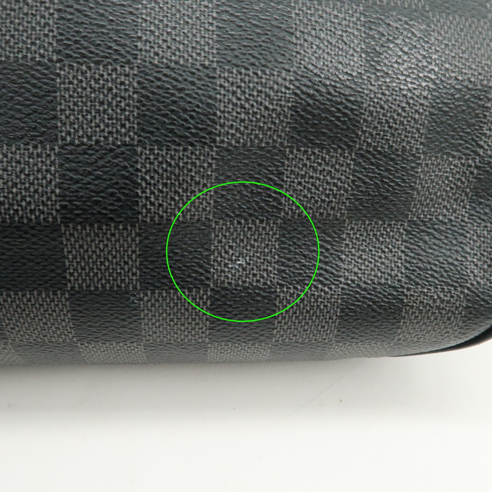 Louis Vuitton Damier Graphite District PM Shoulder Bag Noir N41260 Auth Used F/S