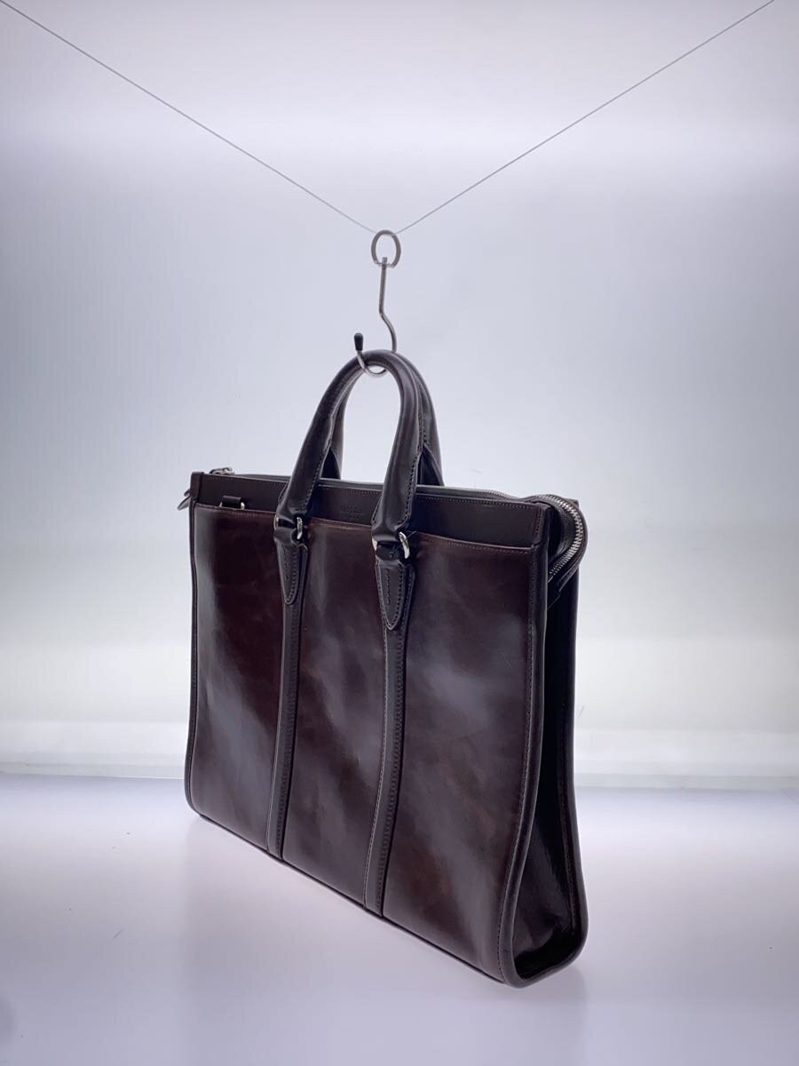ultima TOKYO Briefcase, Brown Leather