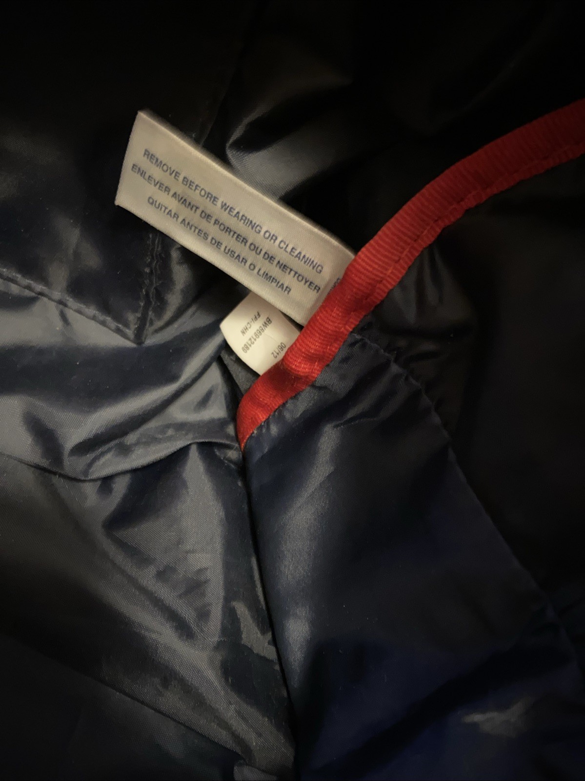 Tommy Hilfiger Weekender Duffle Bag Navy Unisex Canvas Blue Red Brown