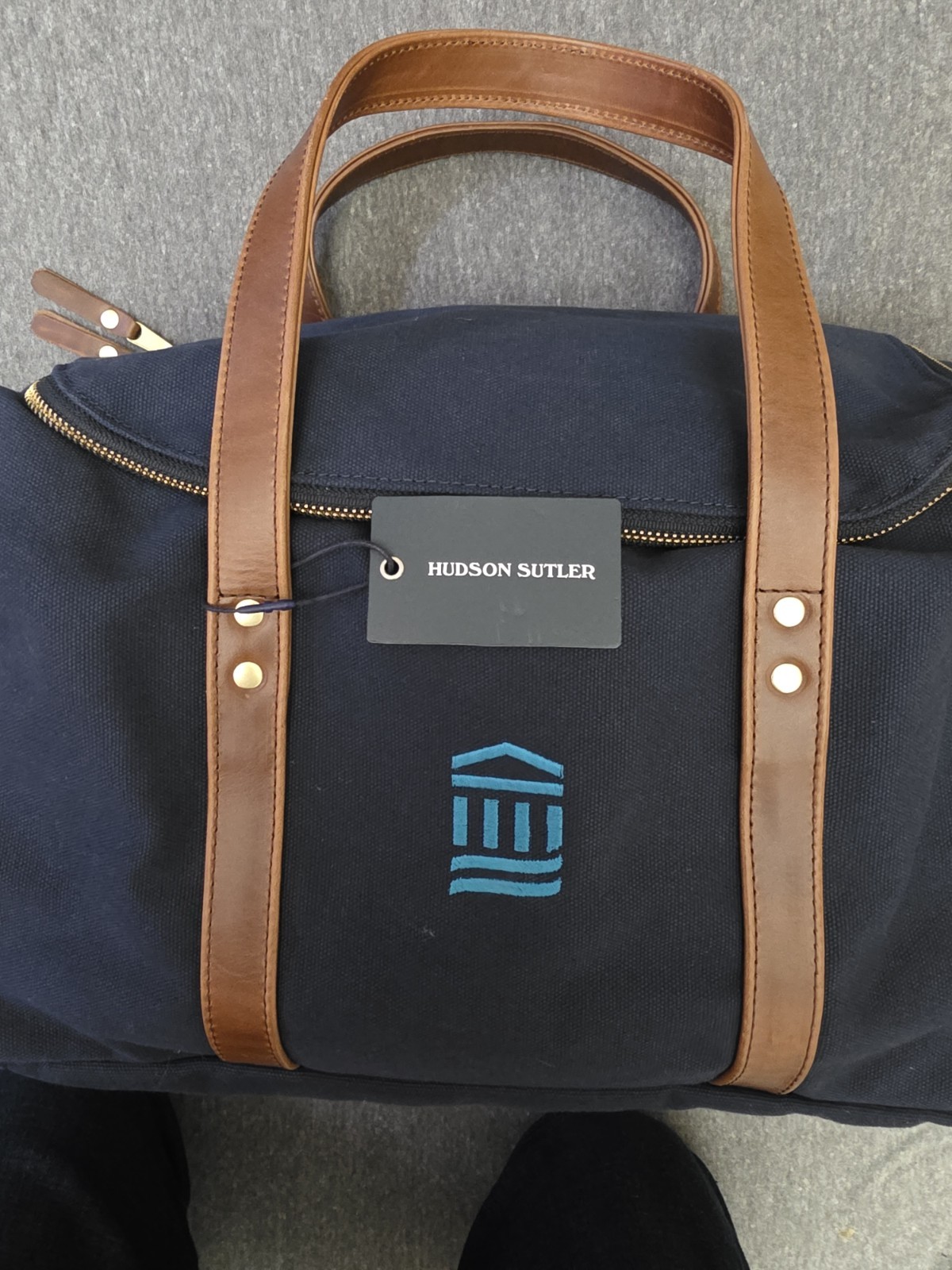 NWT Hudson Sutler Heritage Commuter Duffel Duffle Bag Mass General Brigham Navy