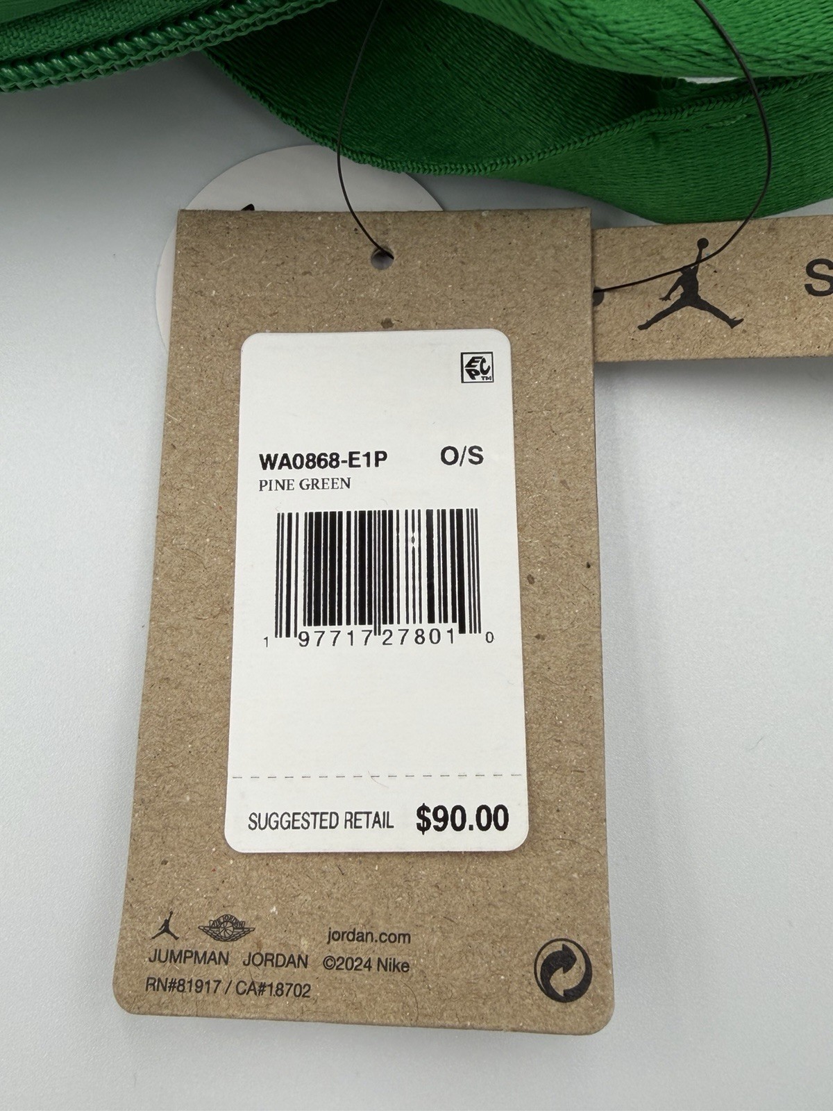 NIKE Jordan Alpha Backpack 28L Jordan Alpha Backpack Pine Green WA0868-E1P