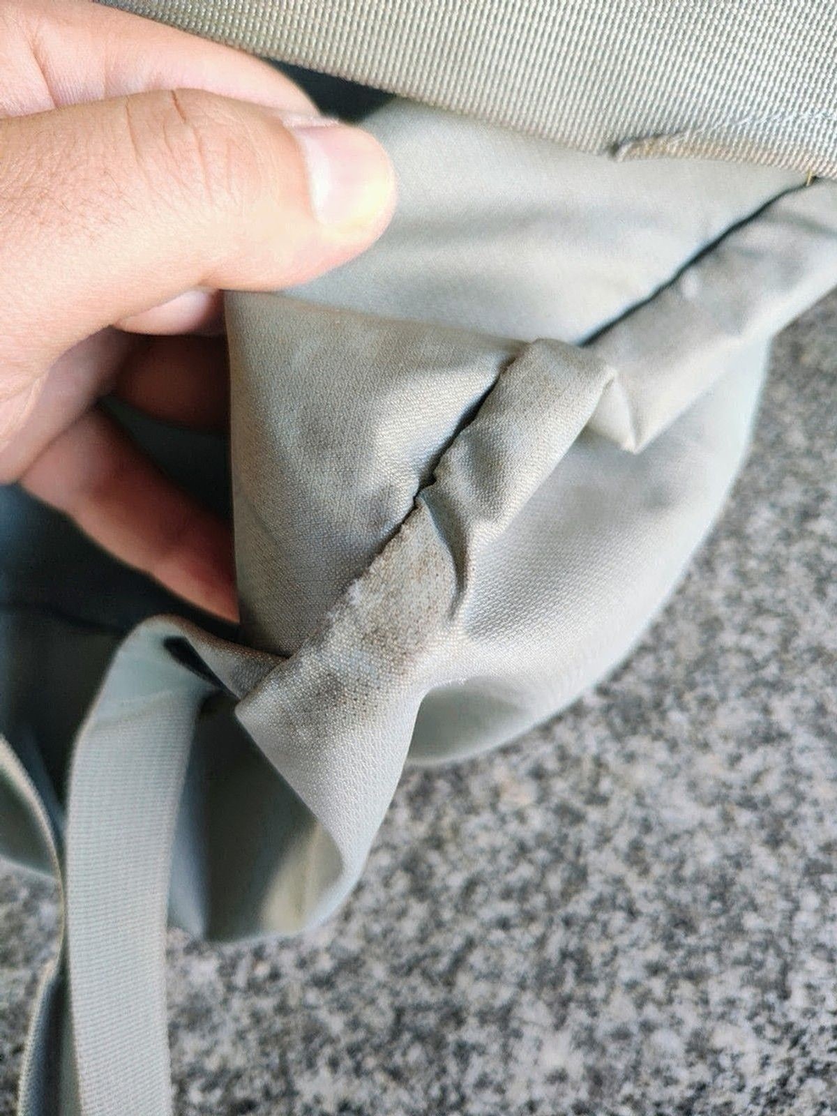 Arc’Teryx Index 15 Gray Nylon Shell Lightweight Packable Backpack Bag