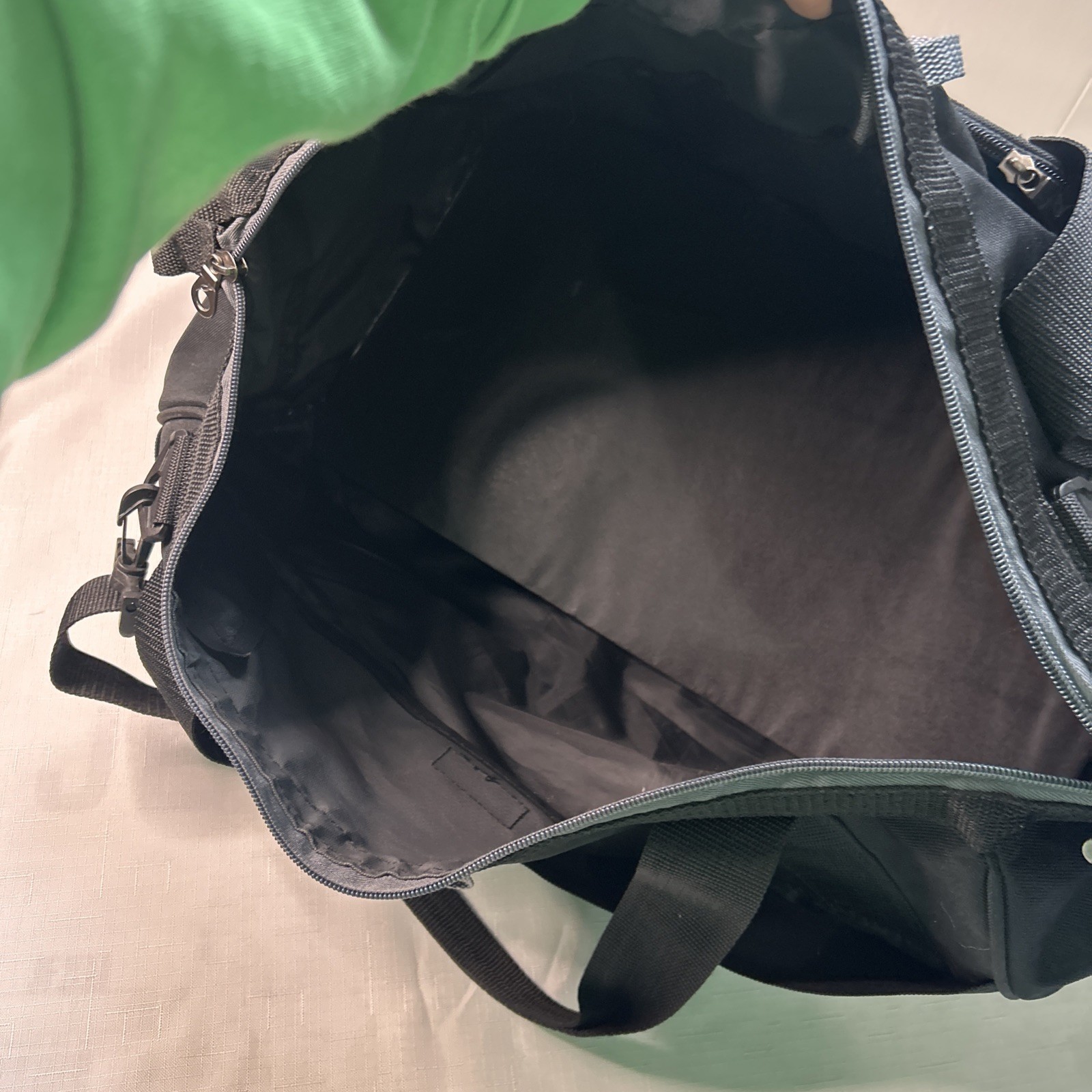 FedEx Black Duffle Bag 8 Different Pockets 22 in. x 10 in. Long New Without Tags