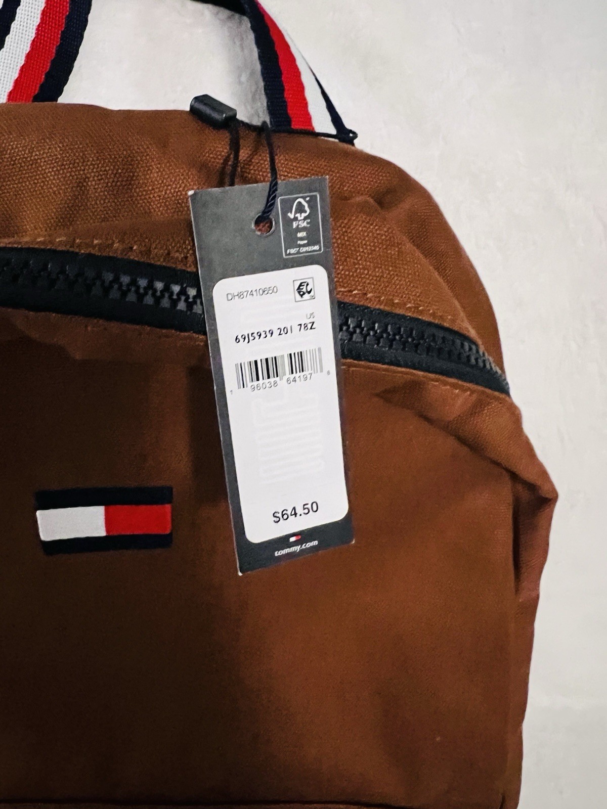 Tommy Hilfiger Brown backpack Unisex