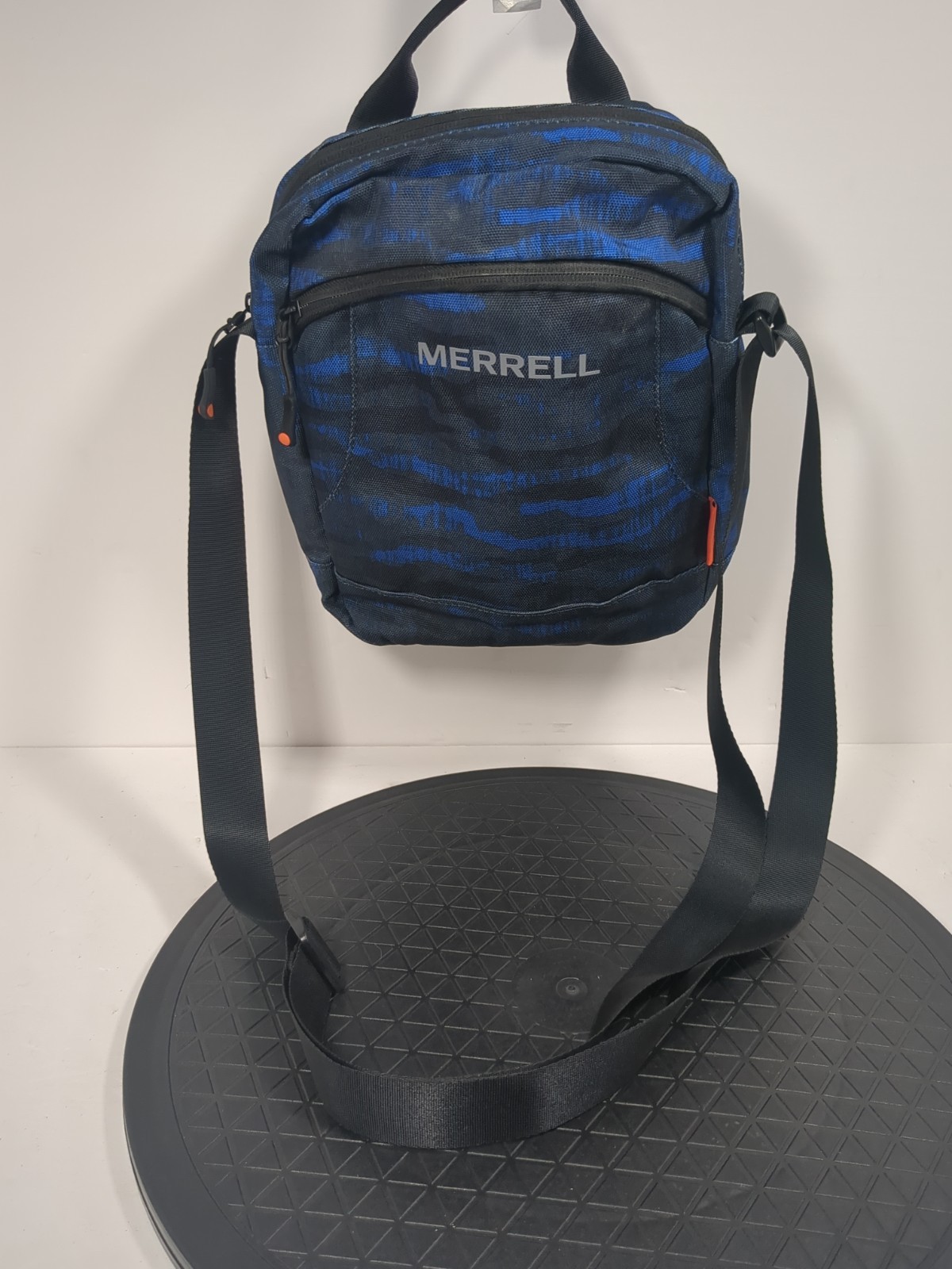 Merrell Glen 2.0 Snorkel Blue Camo Crossbody Bag 10 Inch Adjustable Strap