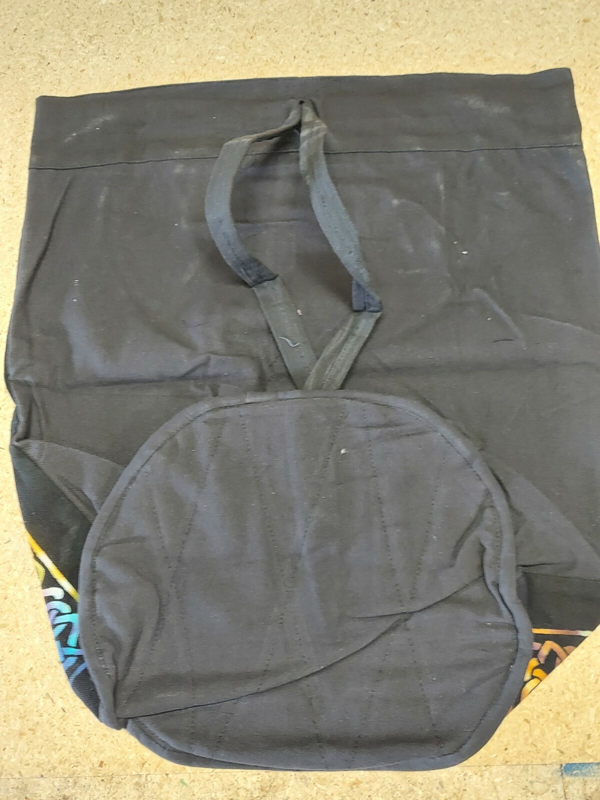 Buddha Spirit Prayer Back Pack Bag (B) – Brand NEW – thick material 18″ H – 12″