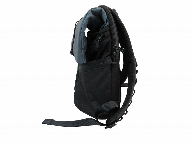 TUMI Backpack Blue Nylon Leather Men’s 16x42cm Excellent Condition