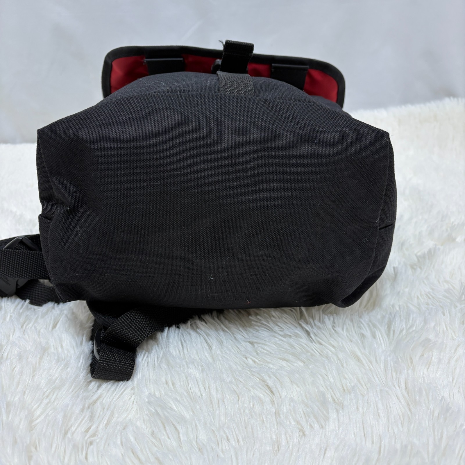 Manhattan Portage Backpack Black Cordura Nylon NYC Flap Rucksack From Japan