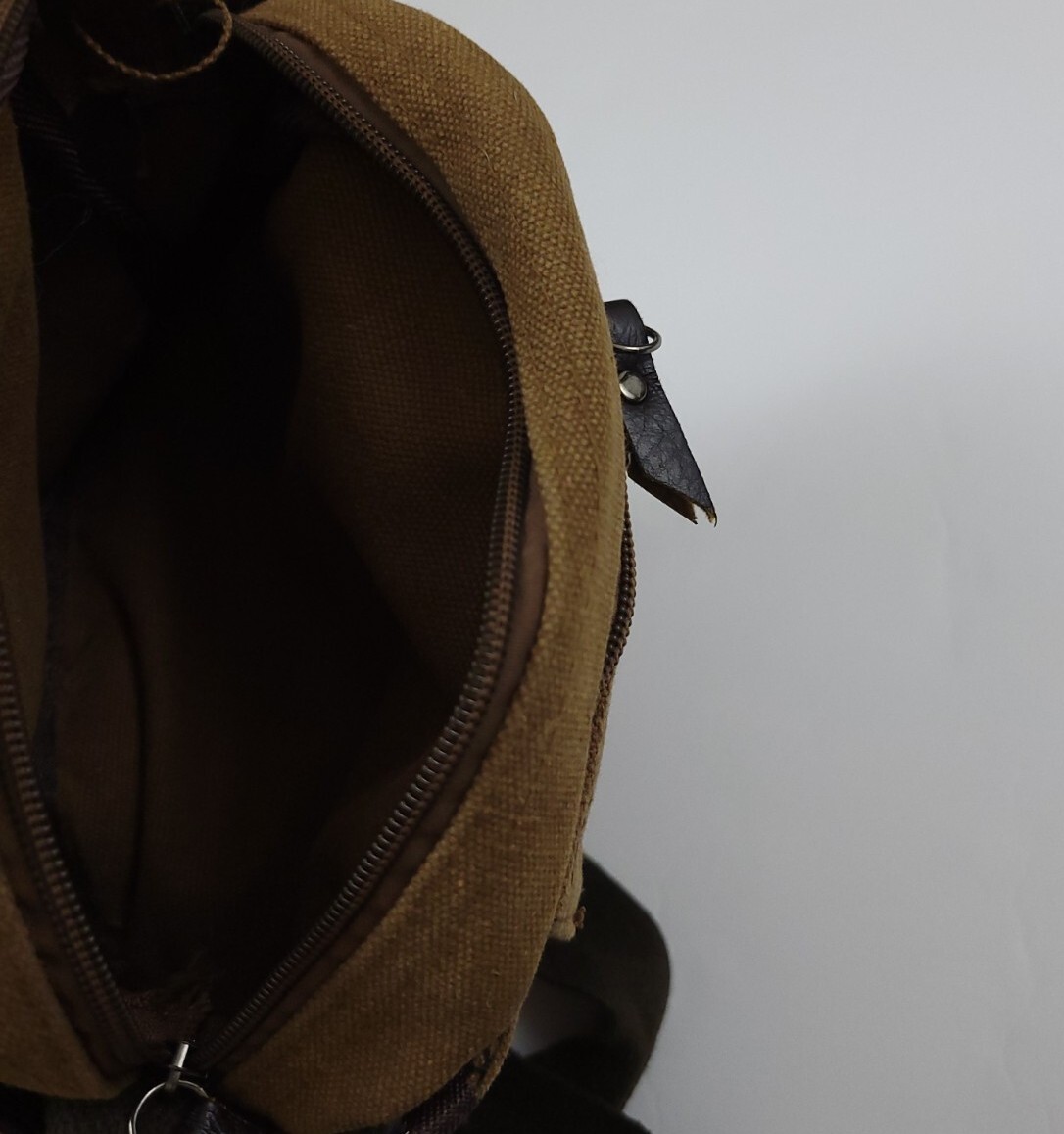 Vintage Canvas Shoulder Side Bag Tech Multi Pocket Travel Sport Cargo 90s Vtg