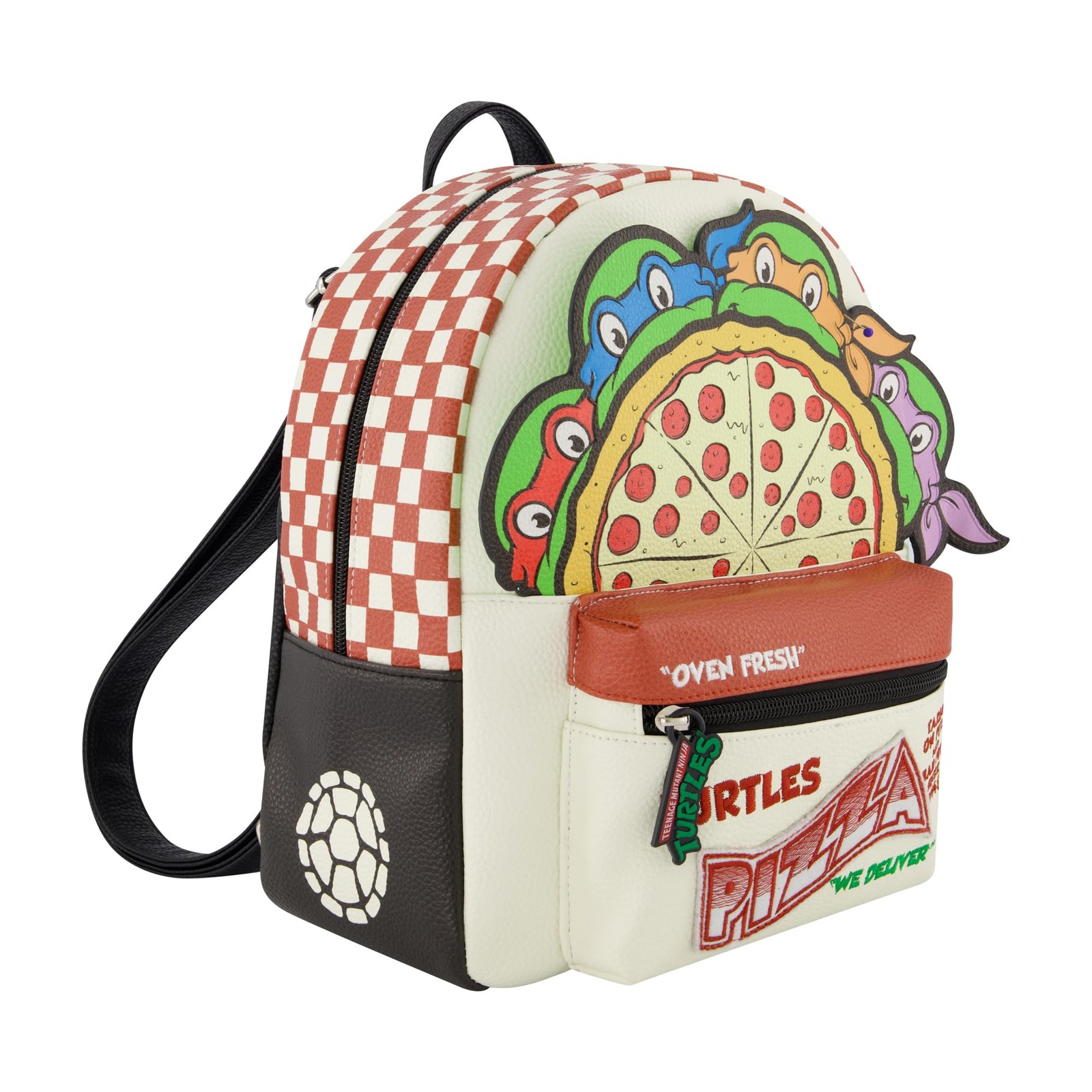 Teenage Mutant Turtles Mini Backpack, Small Travel Bag for Men and Women, 10 in