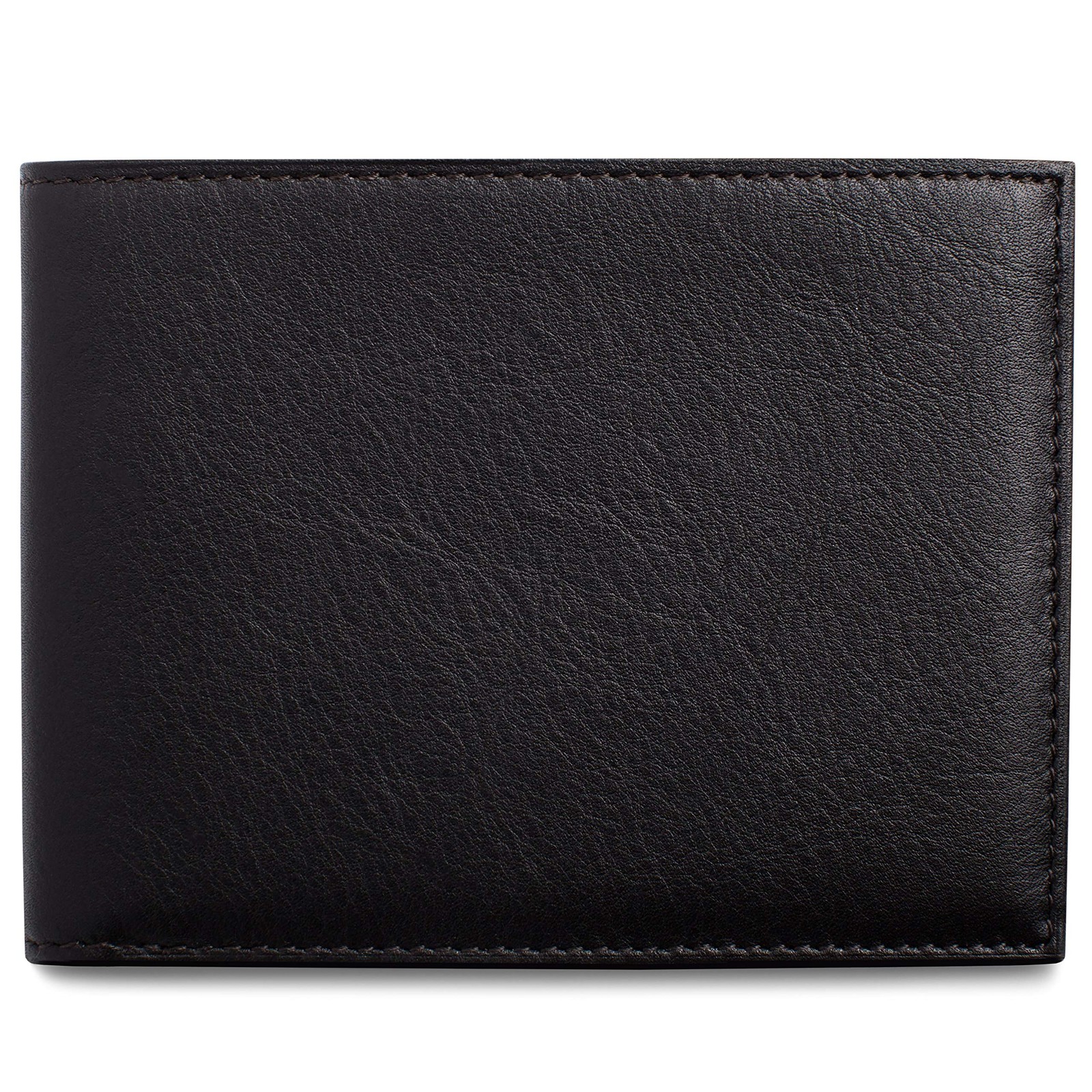 Bosca Men’s Wallet, Nappa Vitello Leather Wallet with RFID Blocking Black U6