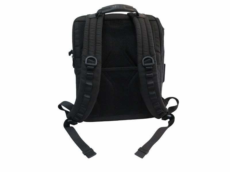TUMI Backpack Blue Nylon Leather Men’s 16x42cm Excellent Condition