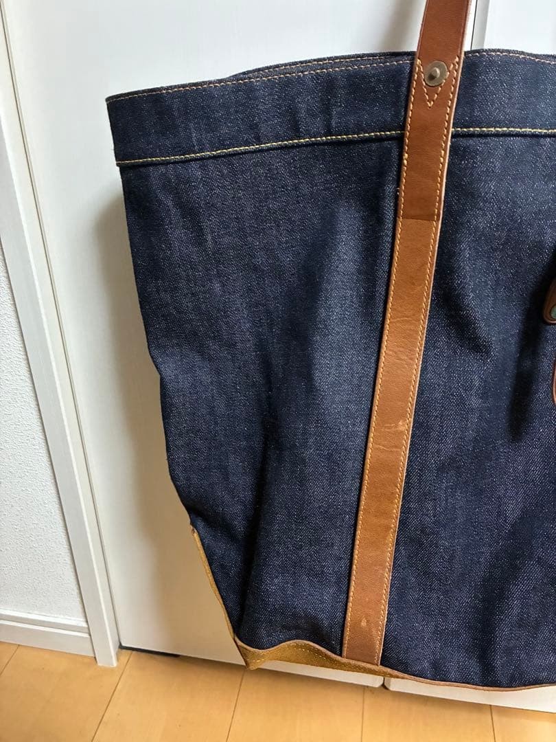 RRL Indigo Denim Tote Bag