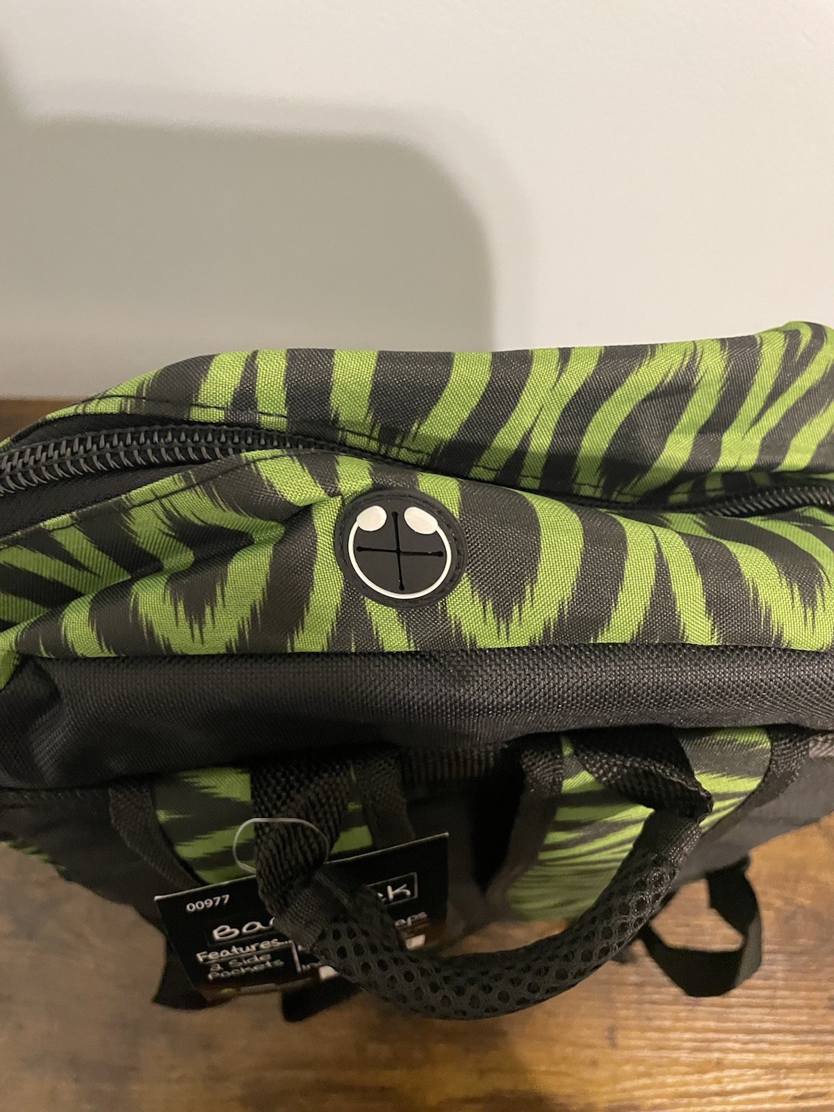 Multicolor Eagle sport Backpack, Green And Black With Headphone Slot