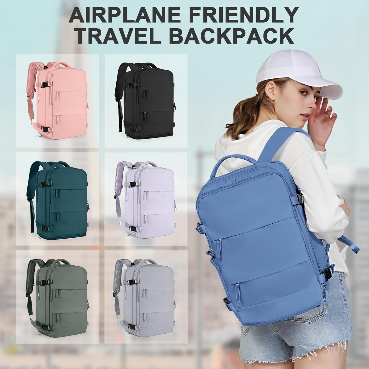 25L Travel Backpack,Carry on Backpack, Hiking Backpacks Outdoor Sports Rucksack