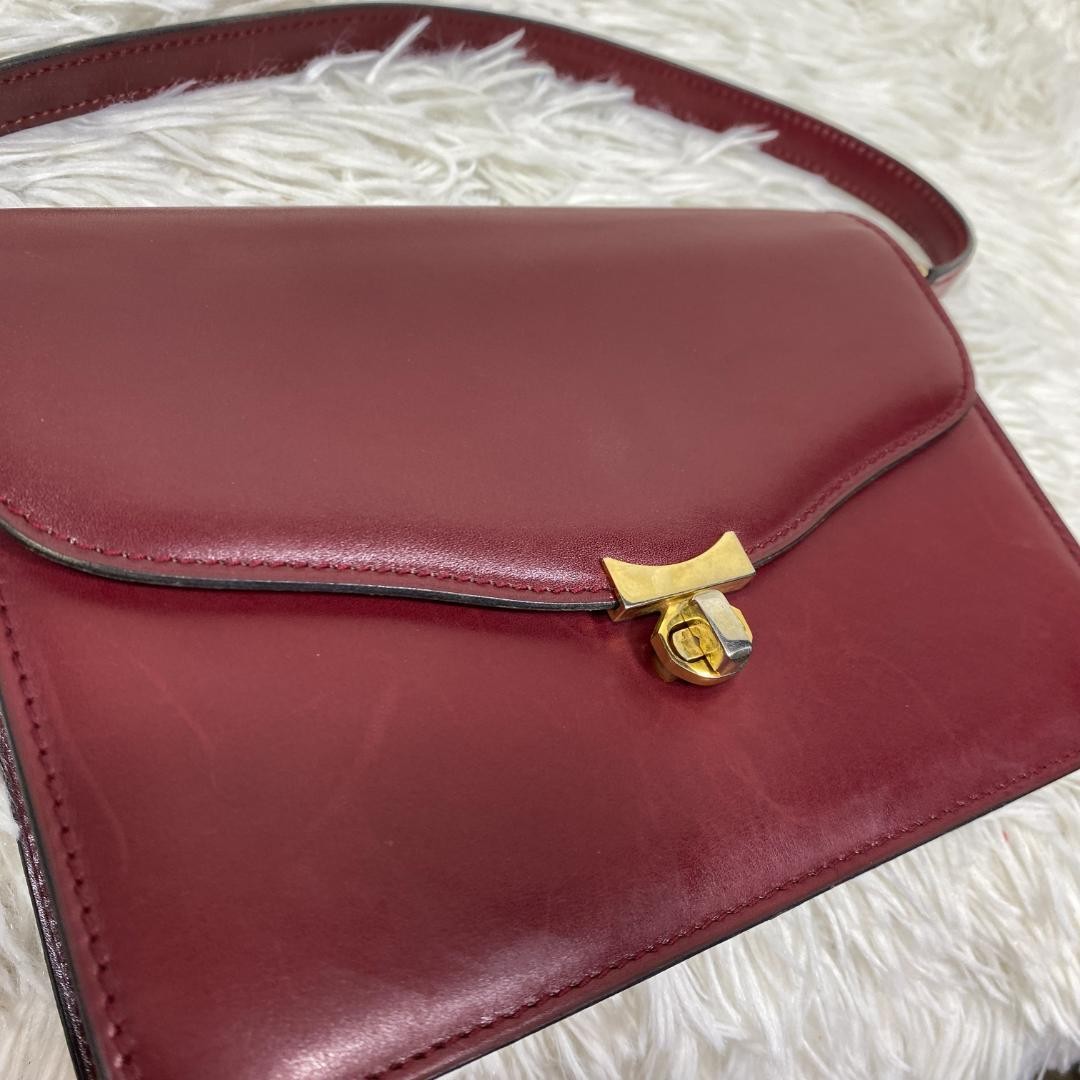 Morabito Shoulder Bag Women’s Leather 15cm x 21.5cm Slim Crossbody Purse