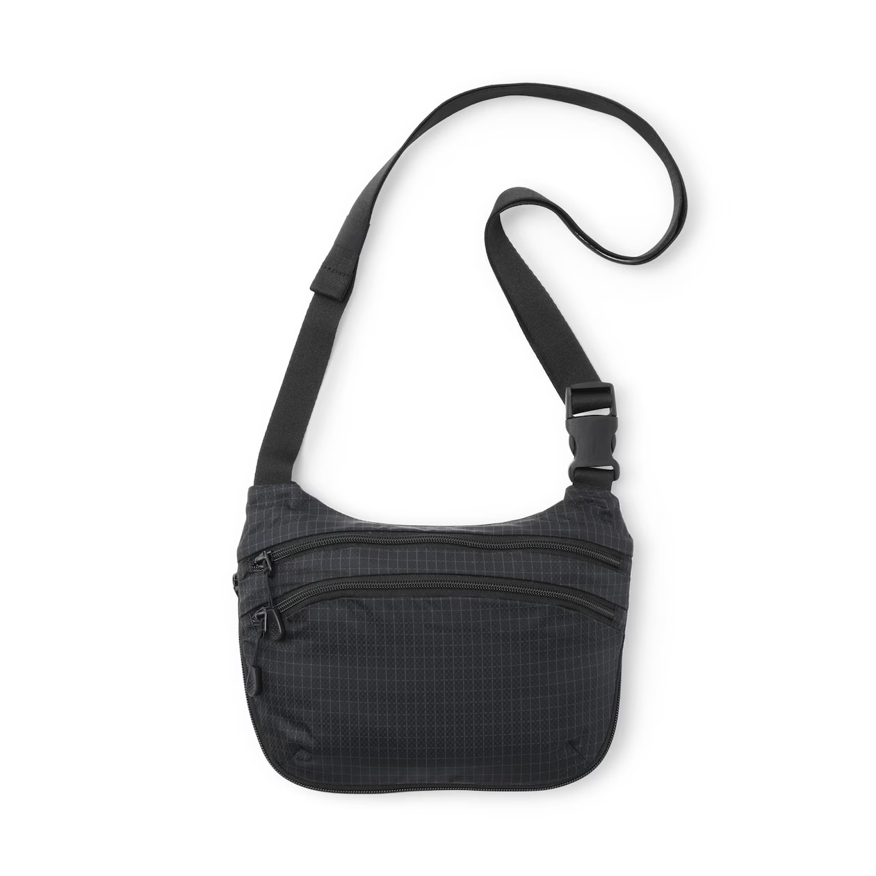 MUJI Water-Repellent Ripstop Mini Shoulder Bag Sling Bag Crossbody Unisex NWT
