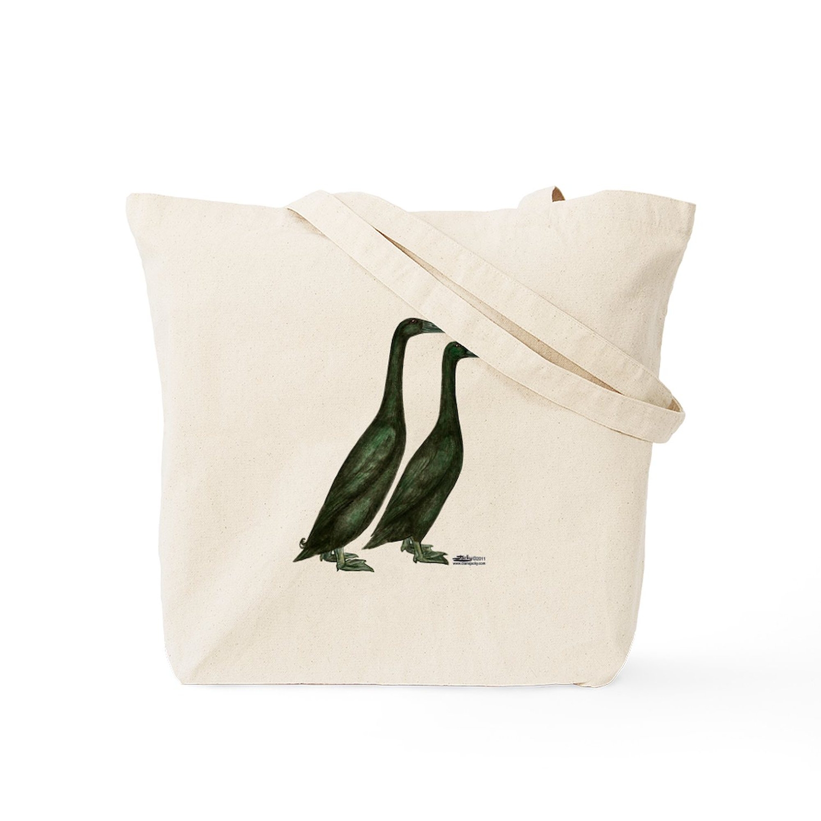 CafePress Black Runner Ducks Tote Bag (854752506)
