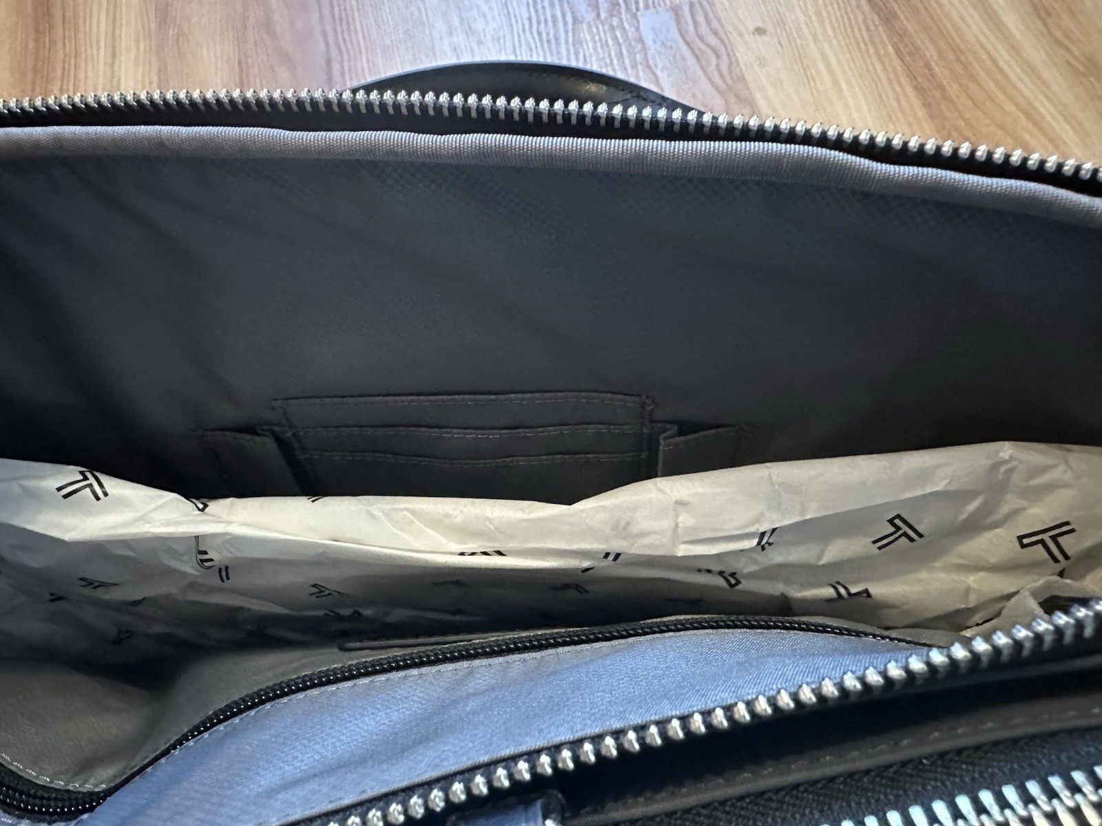 Tumi Thornberry Triple Compartment Brief Laptop Business Bag with Trolley Sleeve