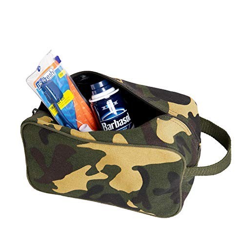 Heavyweight Canvas Travel Dopp Kit Toiletry Organizer Shave Shower