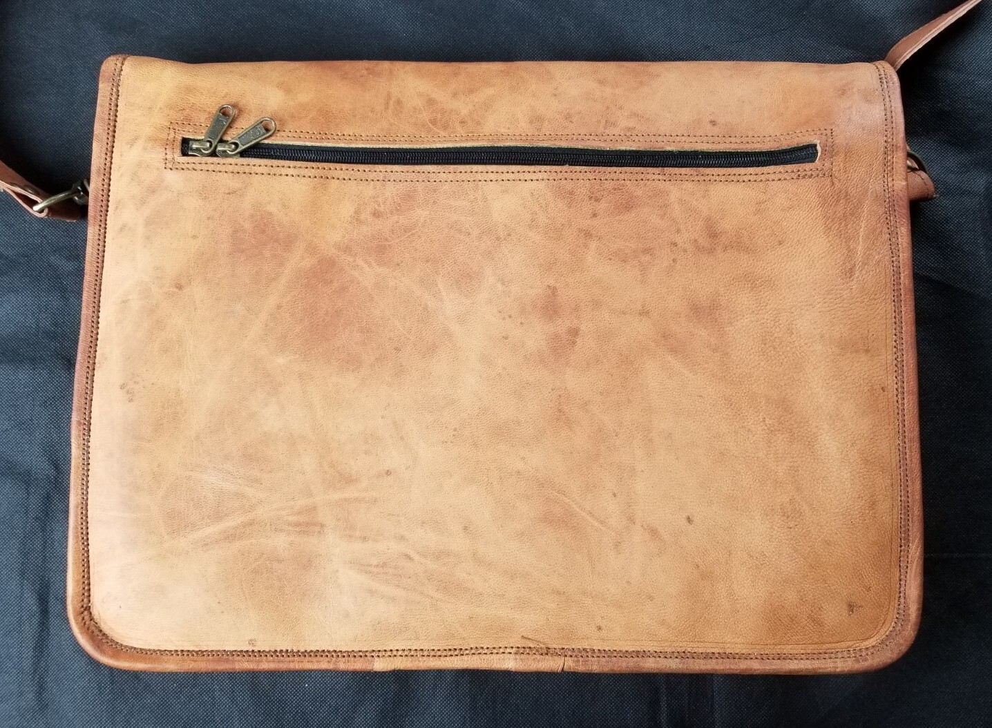 Cuero Handmade Leather Messenger Bag Laptop Briefcase Computer Bag Brown