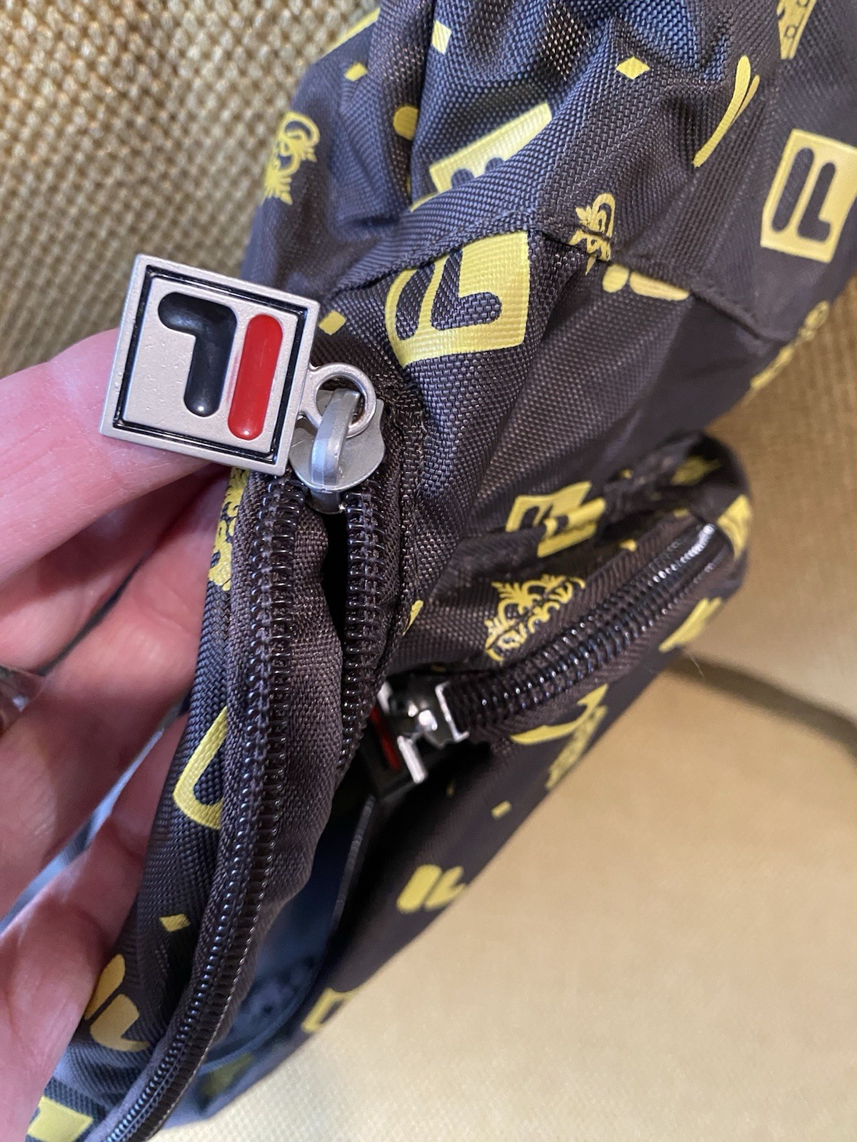 Urban outfitters extra large men’s fanny pack Cross Body Bag FILA