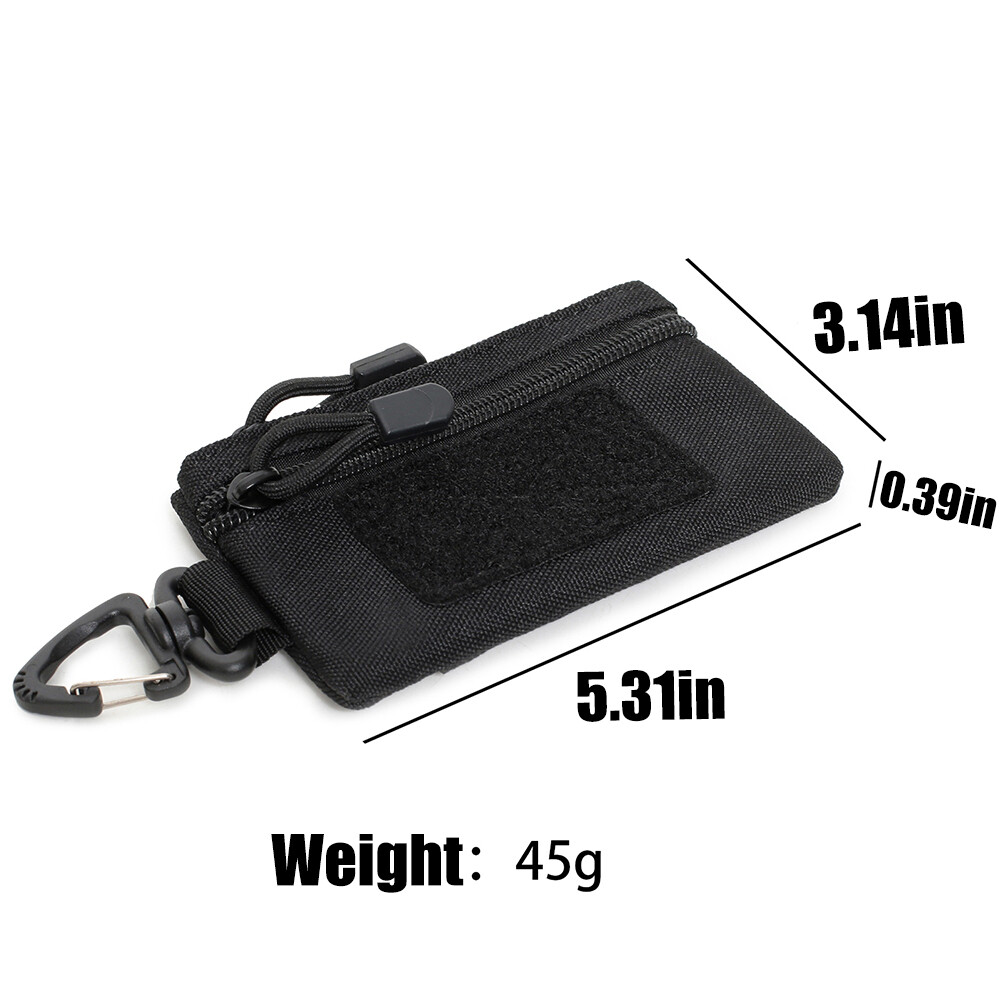Tactical Keys Tool Pouch Small Utility Pouch Waist Bag for Outdoor Sports Hiking