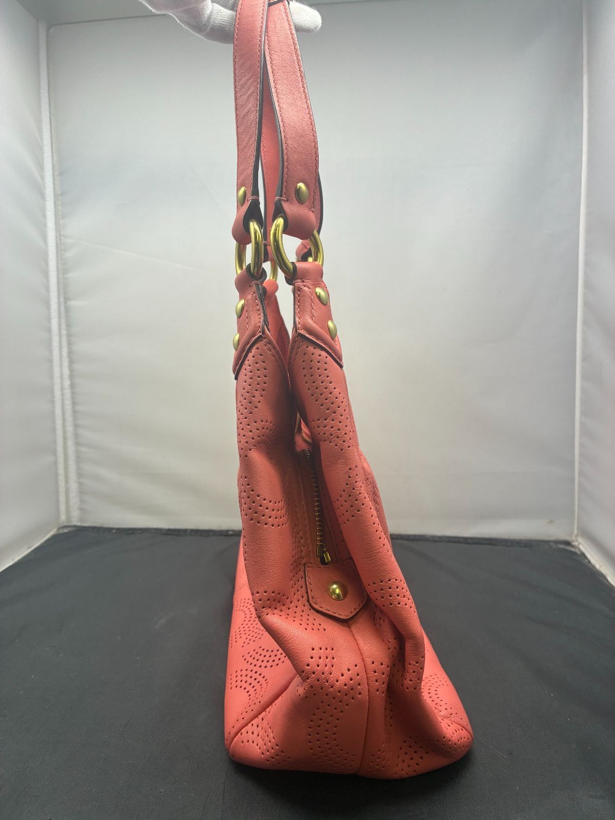Coach Tote Bag AB Rank F23602 Leather 32cm x 20cm x 12cm Used