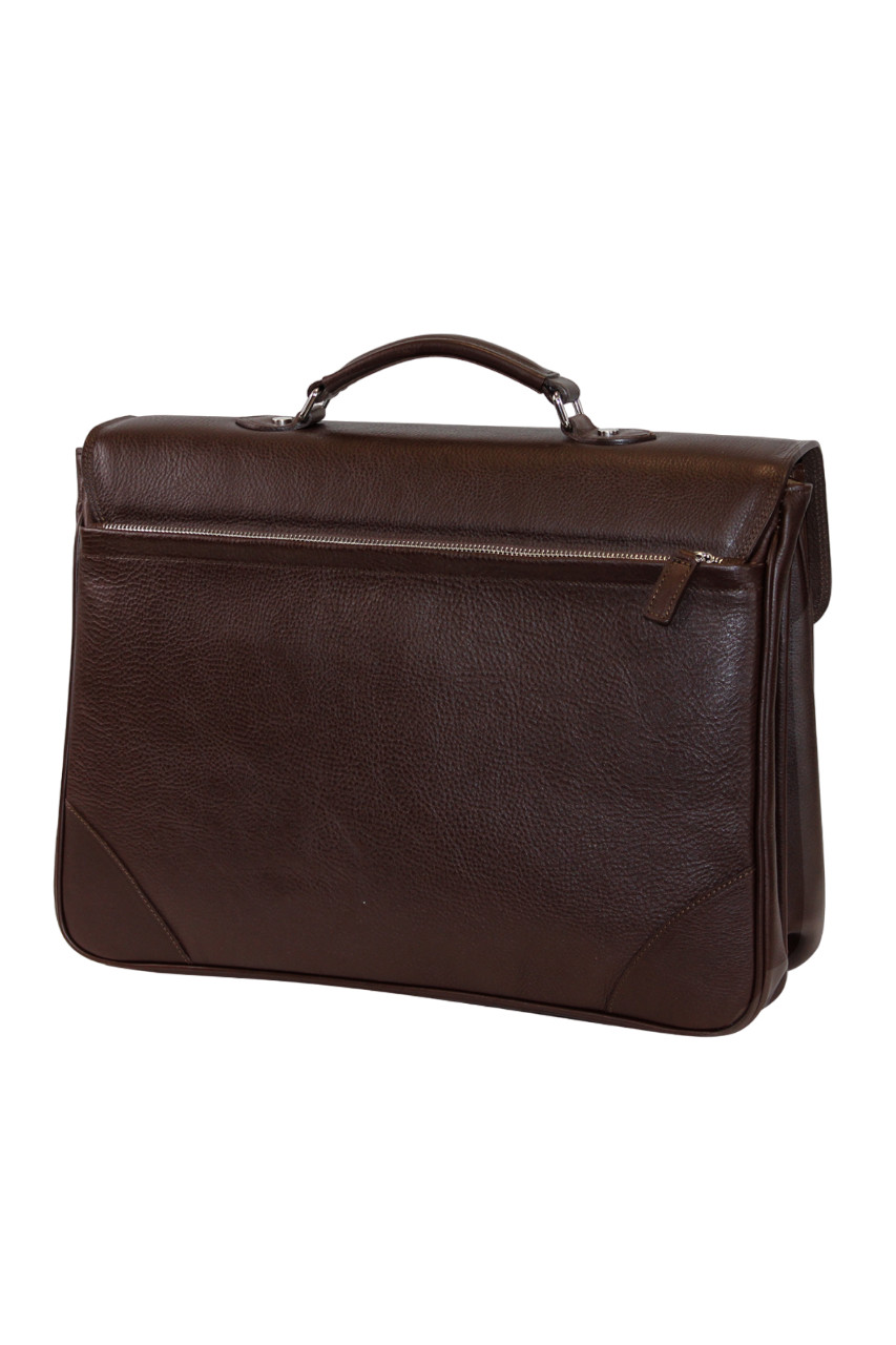 Leather Briefcase Luxury Medium Case Soft Full Grain Leather HANDMADE TO ORDER