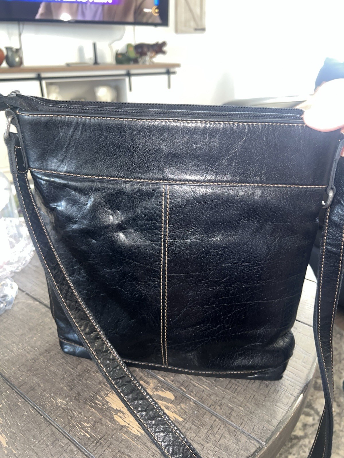 Jack Georges black crossbody bag, excellent condition- see notes for retail!