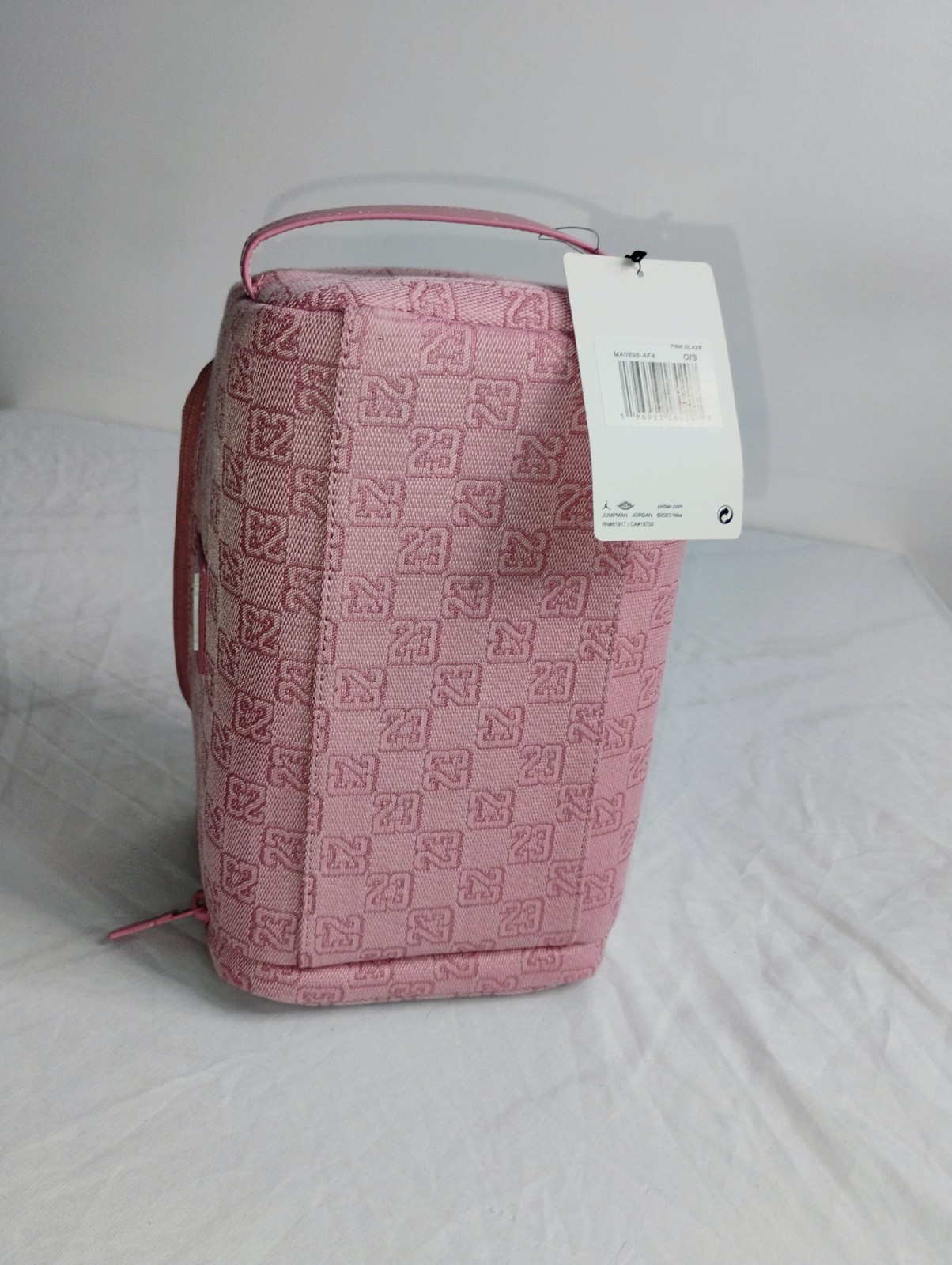 Air Jordan Monogram Dopp Kitt Luxury Travel Bag 5.9L (Pink)