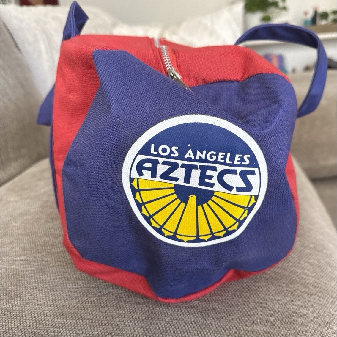 Los Angeles Aztecs Coca-Cola Promotional Duffel Bag NASL Soccer 1970s-1980s Rare