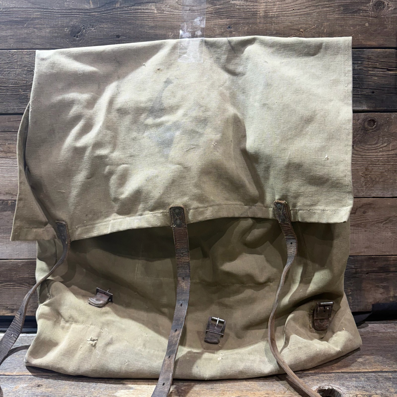Vintage Duluth Pack, Canvas & Leather Straps