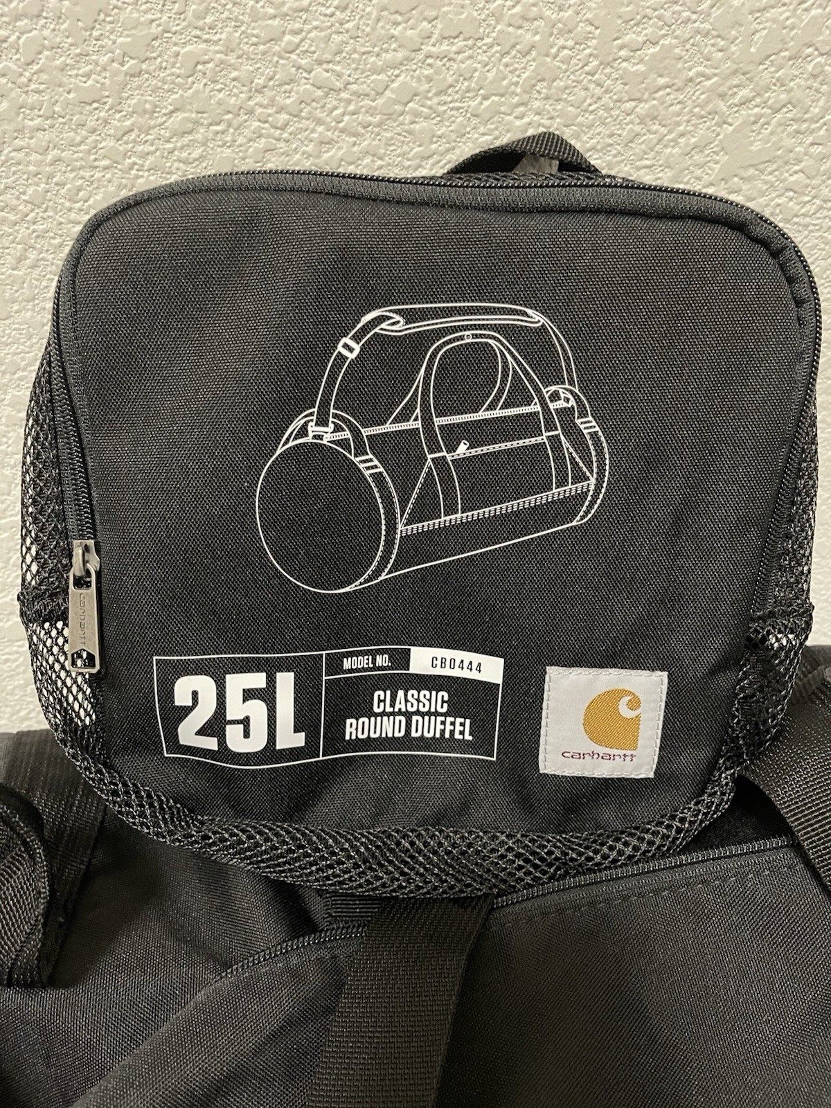 Carhartt 25L Round Duffle Bag black