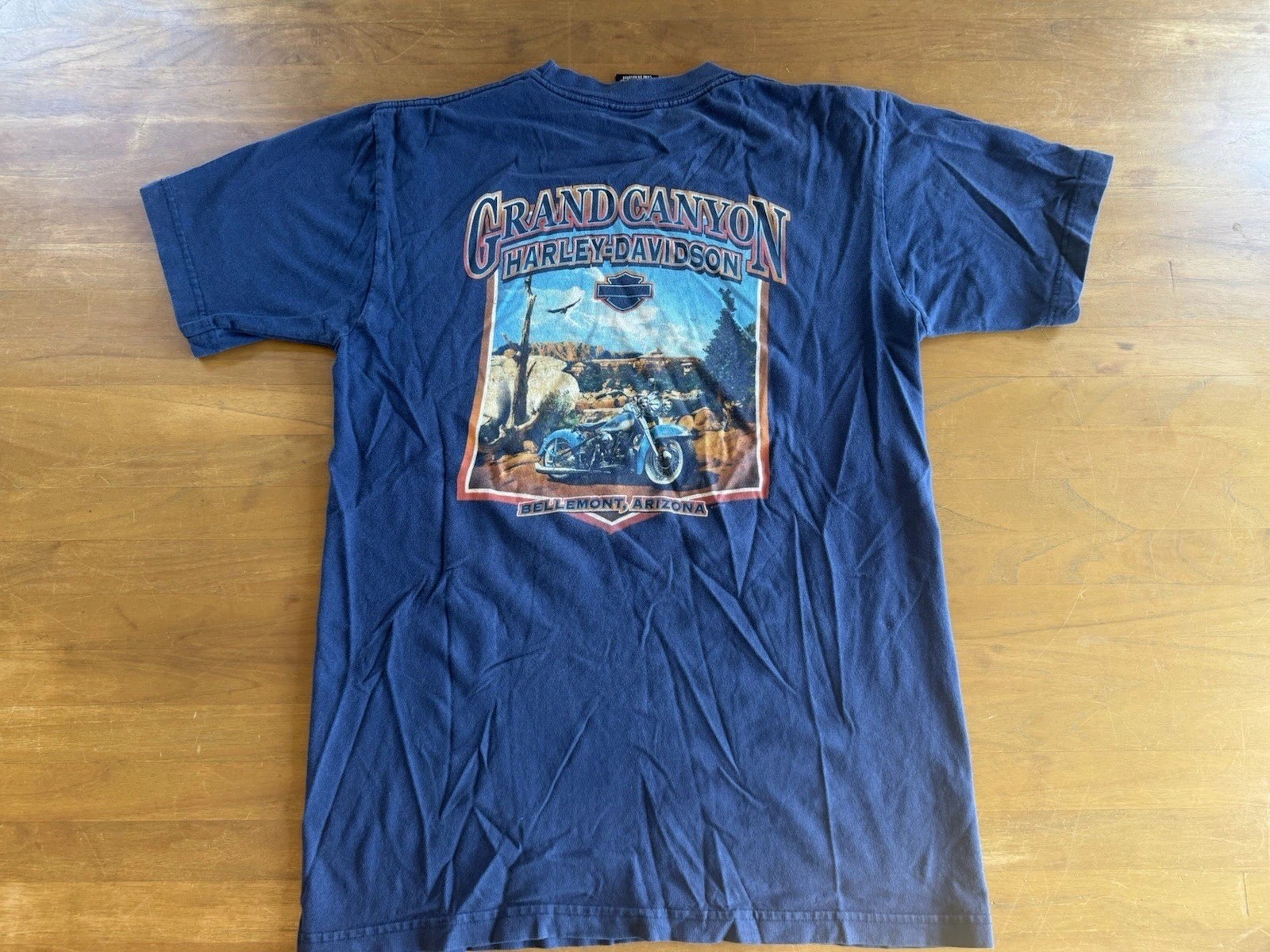 Harley Davidson Motorcycle 2007 Grand Canyon Arizona T-Shirt Men Medium