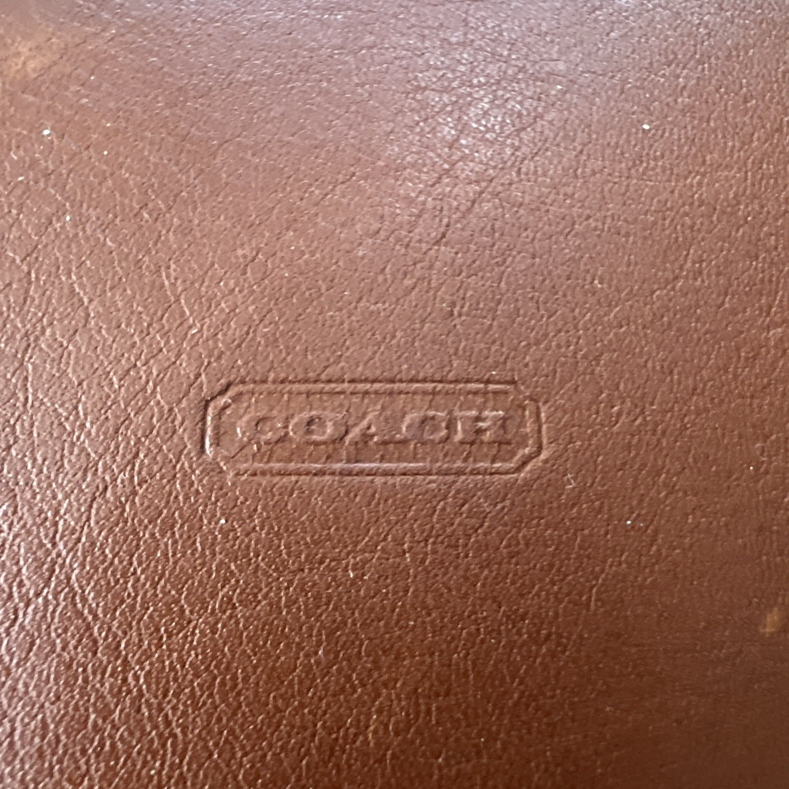 Vintage Coach Dopp Kit Men’s Brown Leather Toiletry Bag Travel Zip Around