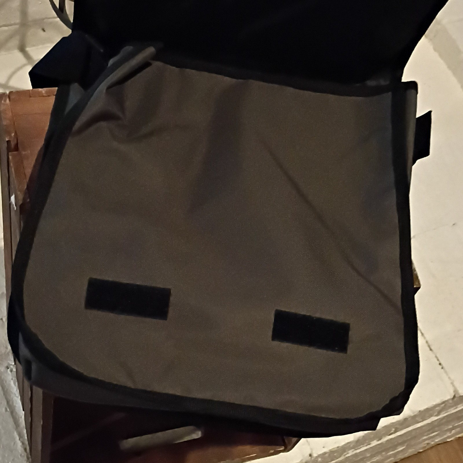 Justice League Batman Superman Messenger Shoulder Bag Black Adjustable Strap