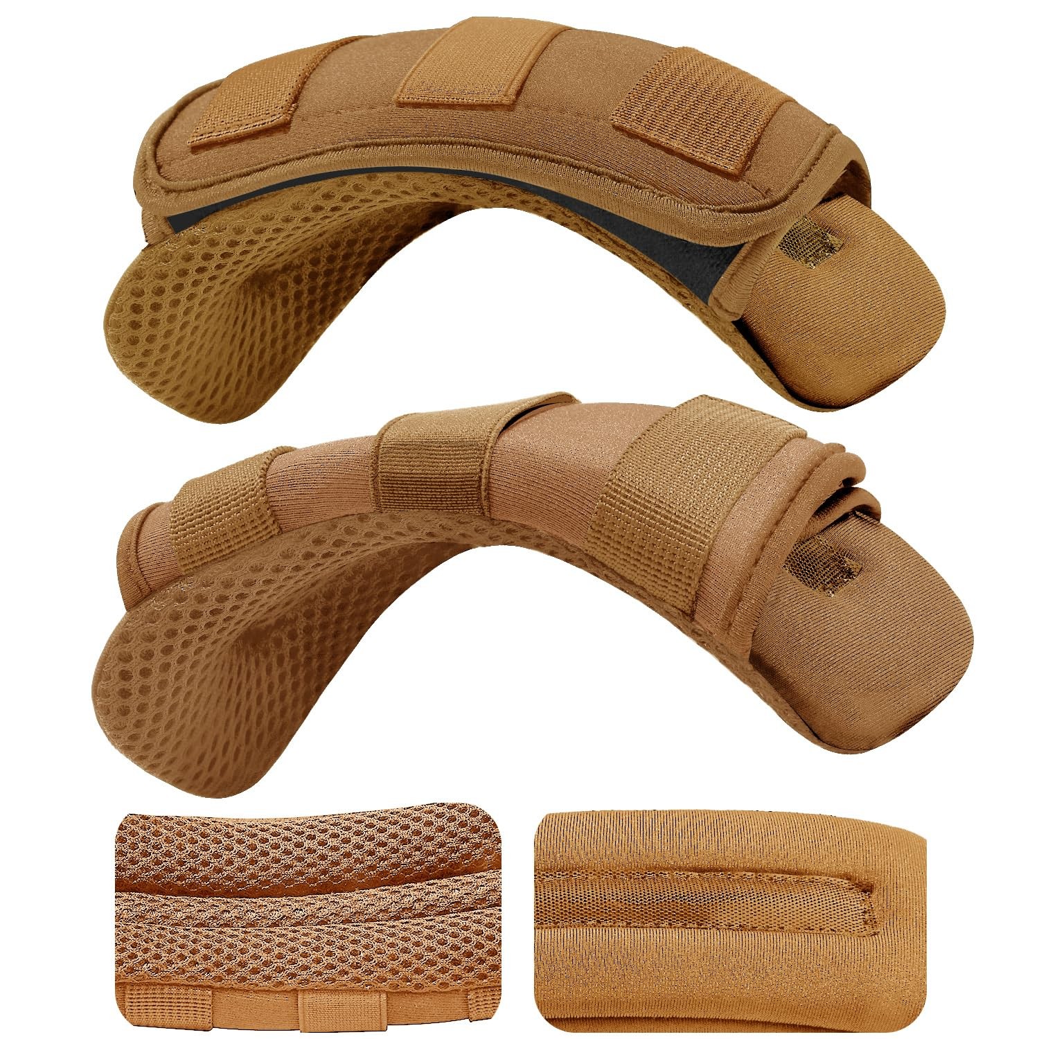 2 Pack Universal Wide Shoulder Pad Ultra Thick Cushion for Luggage Backpack