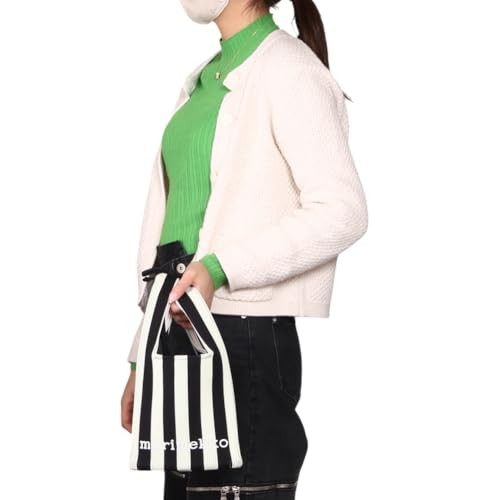 [Marimekko] Handbag Knit Mini Tote Merilosvò Shoulder Bag Knit Material Stripe