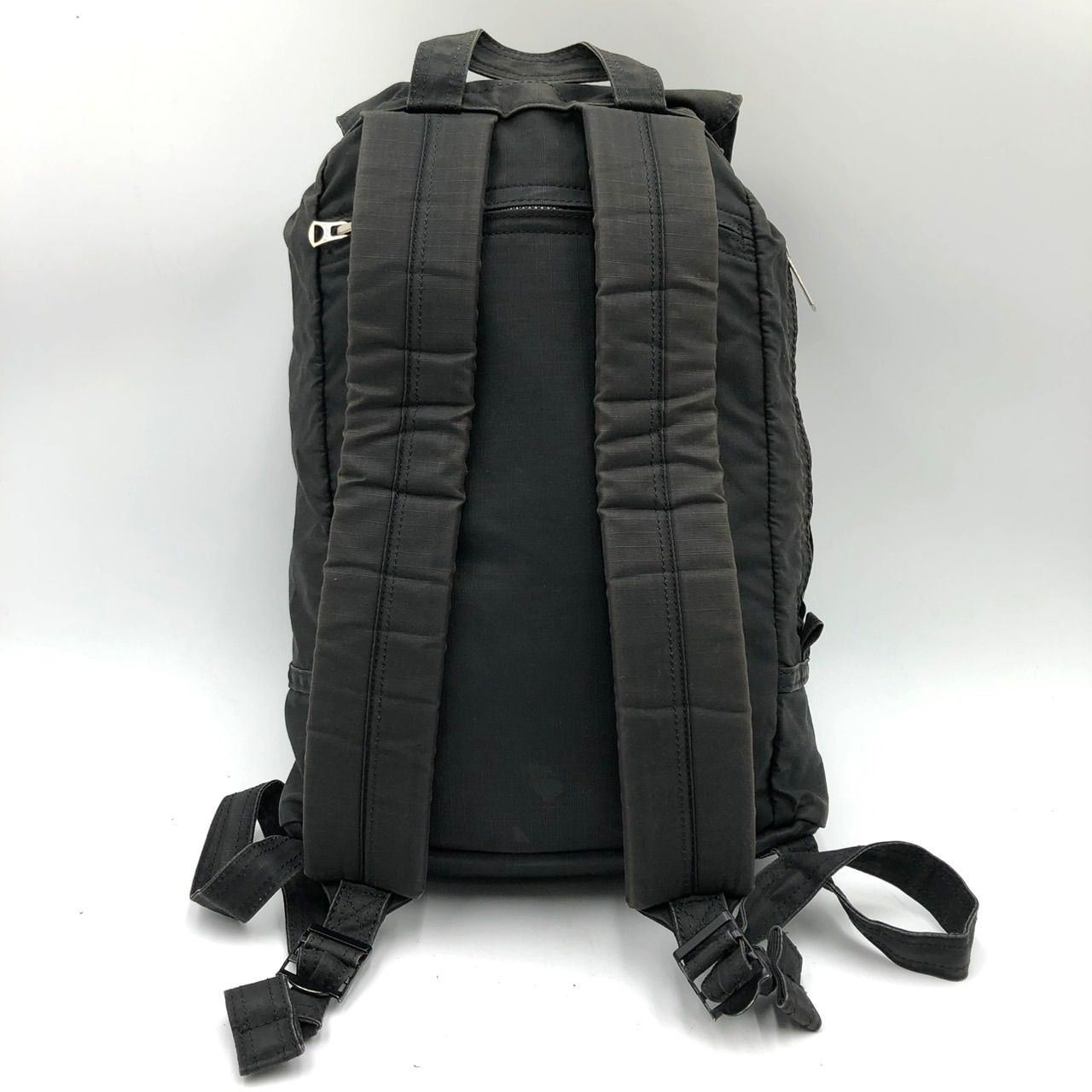 Authentic PORTER Yoshida Kaban Backpack Black Nylon 42cm x 26cm x 14cm with Flap
