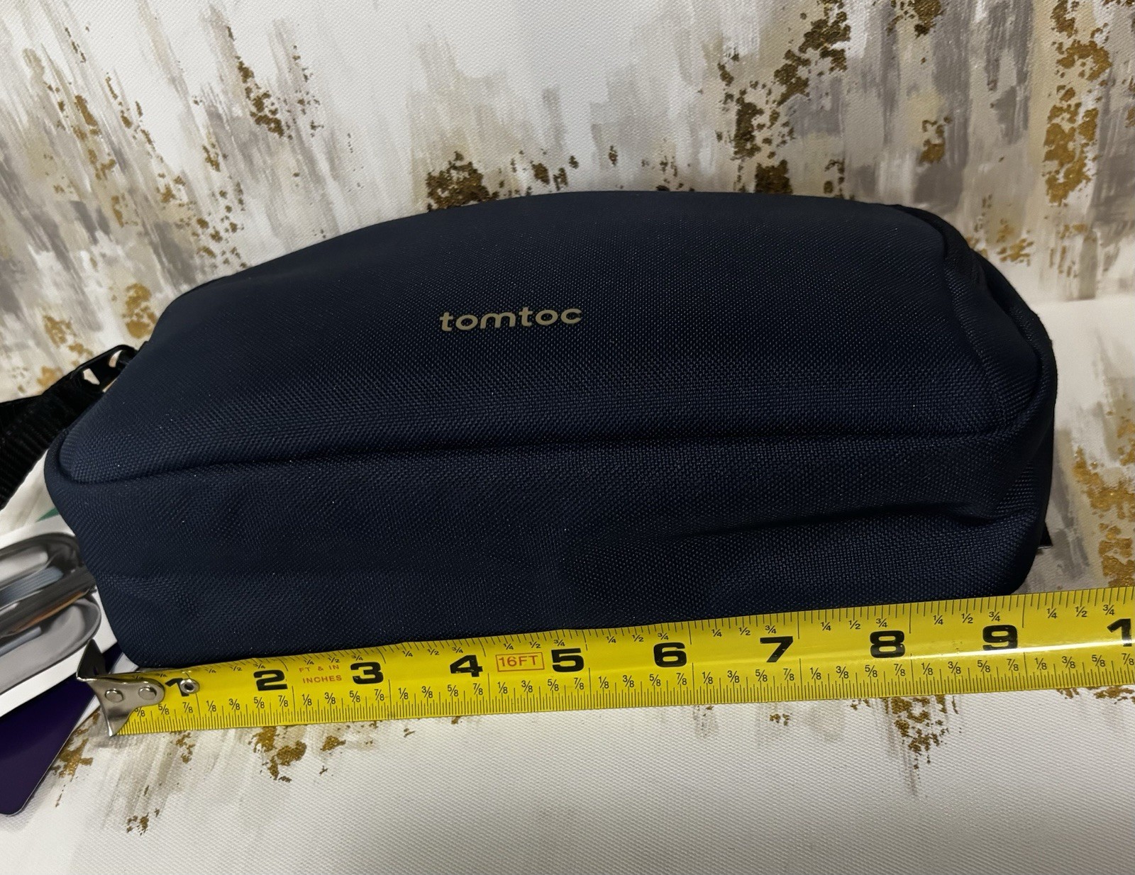 Tomtoc T12M Tech Organizer Travel Cable Electronics Accessory Case Navy NWT