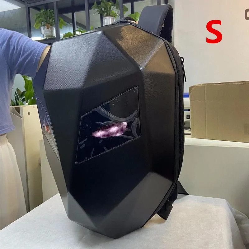 New Led Knight Backpack Motorcycle DIY Backpack Display GIF App Backpack