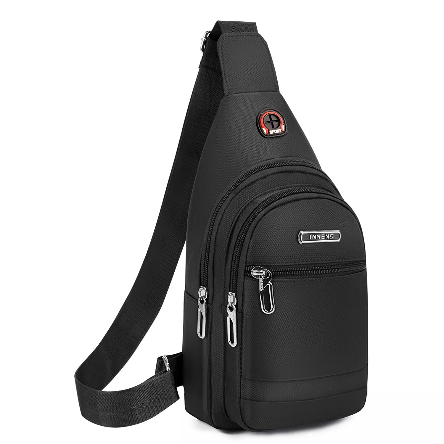 Mens Backpack Canvas Sling Bag Chest Shoulder Fanny Pack Crossbody Sport Travel