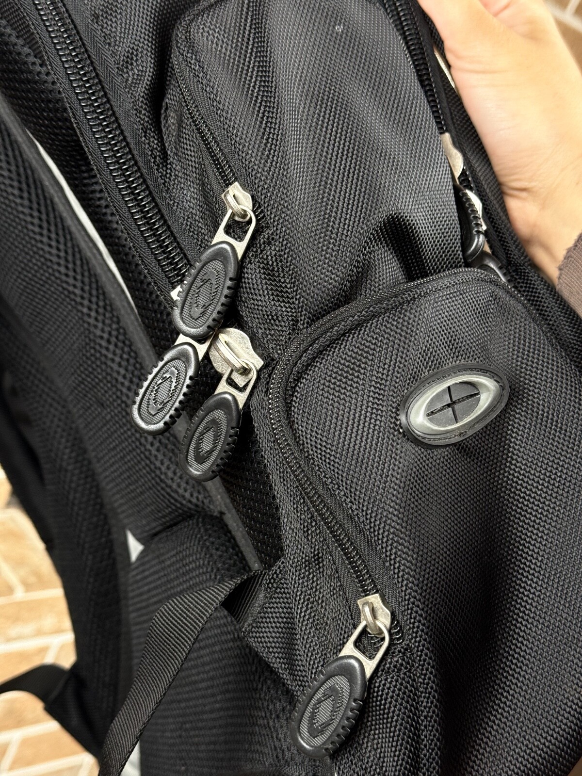 Oakley Software Vintge Black Multipocket Backpack Bag