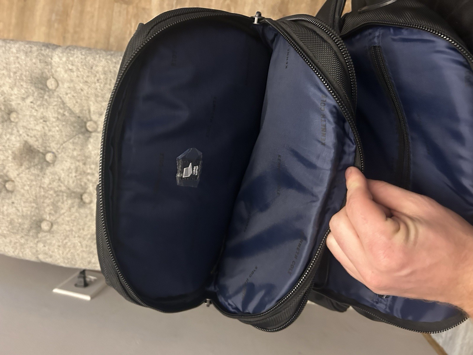 reaction kenneth cole black backpack | Brand New