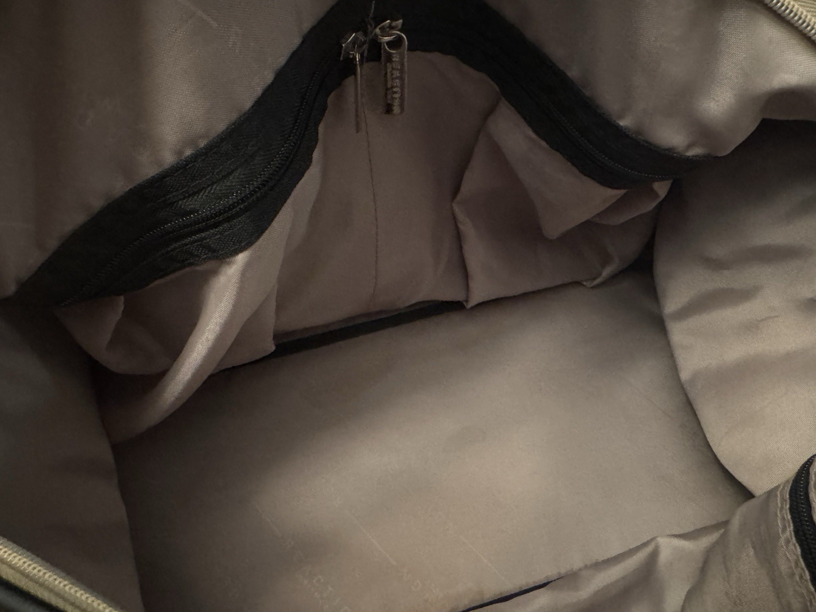 Kenneth Cole Reaction Brown/Gold Monogram Weekend Duffle
