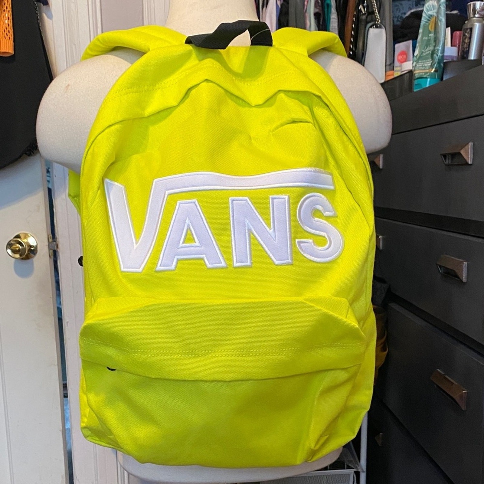 NWT, Vans OLD SKOOL III B Bright Yellow/Neon Green Backpack